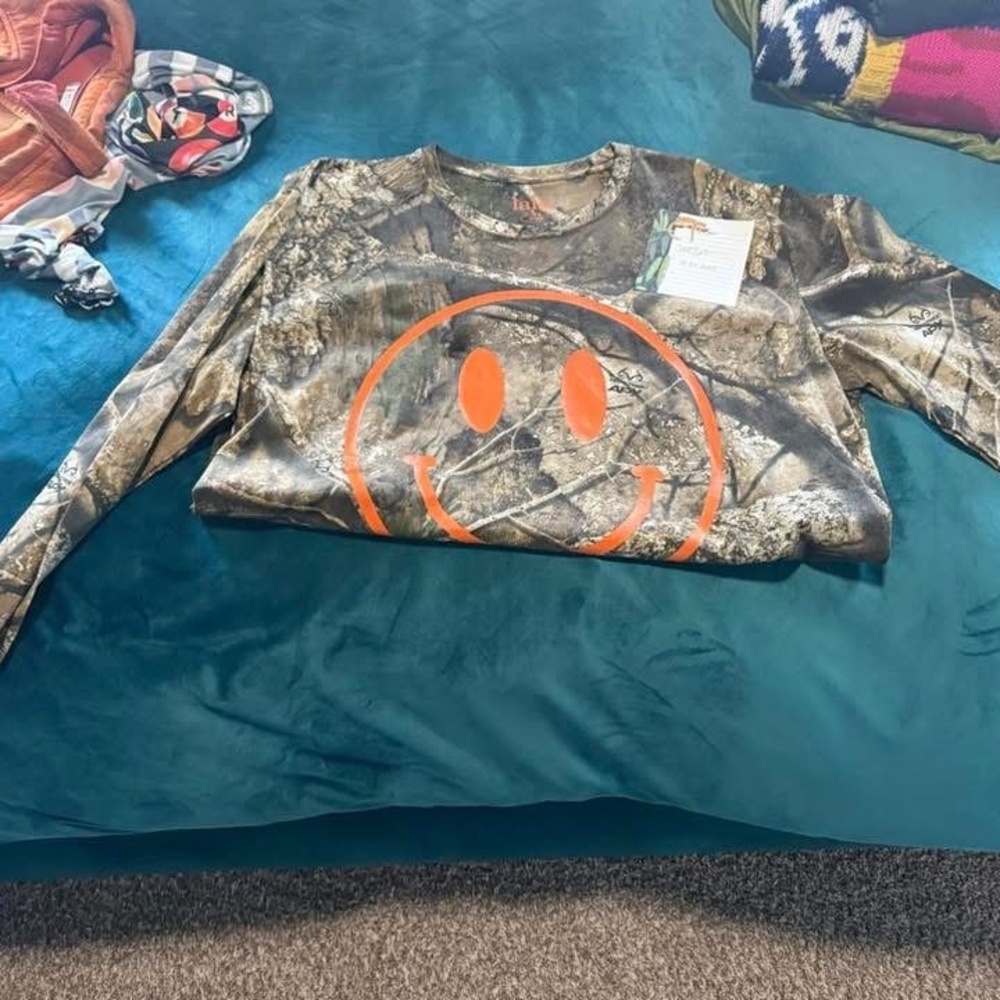 Dressed in LALA NWOT Camo Tee S/M
